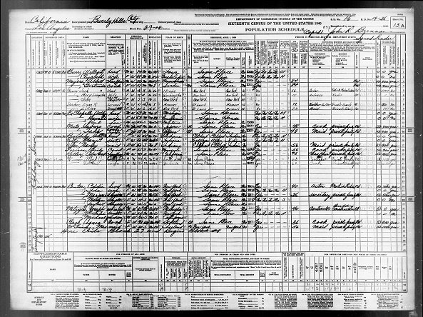 [1940 census page for Don Wilson, click for larger view]